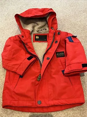 Baby Boys Next Winter Coat- Red- 12-18 Months  • £7.99