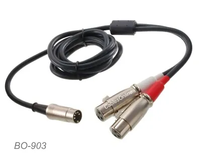 $29.95 • Buy 3ft Din-5 Bang & Olufsen To AudioPlayer W/ Balanced 3-Pin 2-XLR Cable