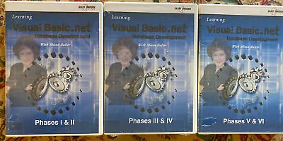 Learning Visual Basic.Net CD Desktop Development Course Phases 1-6 - Brand New • $299.95