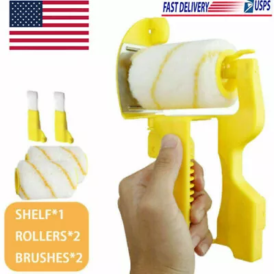 $12.99 • Buy Multifunctional Clean-Cut Paint Edger Roller Brush Safe Tool Wall Corner Ceiling