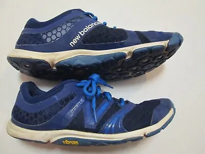 New Balance Minimus Vibram Mens 8.5 D MX20BL3 Barefoot Running Shoes Blue/White • $19.99