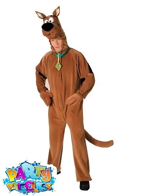 £42.99 • Buy Adult Deluxe Scooby Doo Costume Fancy Dress Book Day Week Halloween Mens Outfit
