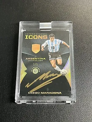 2018 Eminence Soccer Maradona International Icons Gold 1/5 • $10000