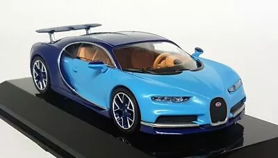 Altaya 1/43 - Bugatti Chiron - 2016 French Blue Supercar Diecast Scale Model Car • $33.81