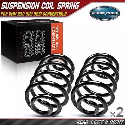2x Coil Springs For BMW E30 318i 91-93 325i 87-93 Convertible Rear Left & Right • $39.99