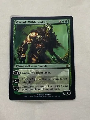 MTG FOIL Garruk Wildspeaker Lorwyn Magic The Gathering • $17.99