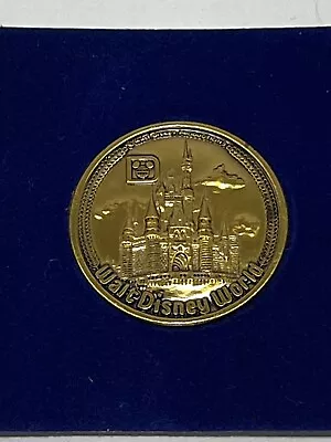 Vintage Disneyland 5 Lands & Main Street Castle Bronze Souvenir Medallion Coin • $14.99