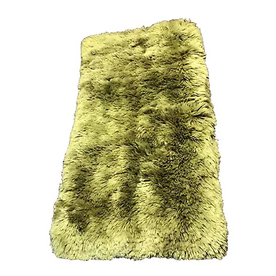 Stunning Pure Mohair Shag Pile Rug Field's Skelmet True Vintage Retro  24 X 48  • $172.83