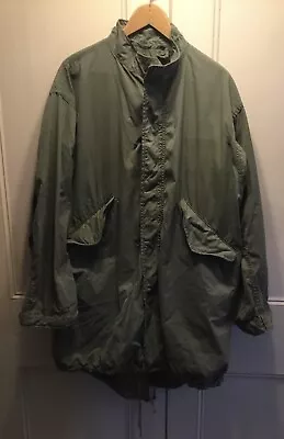 Genuine Vintage 1970s M65 US Parka Mod  Large 50 Inch Chest Fishtail • £145