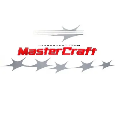 MasterCraft Boat Raised Decal Stars Logo | 197 ProStar 2007 Sticker • $106.48