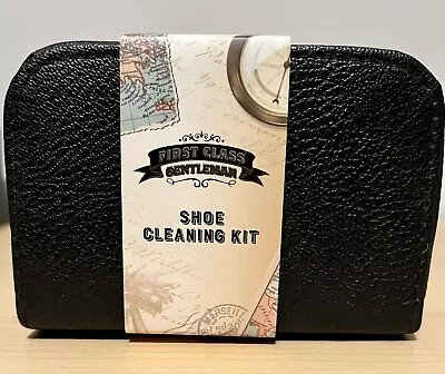 £5.70 • Buy First Class Gentlemen Shoe Cleaning Kit - Shoe Polish, Brush And Cleaning Cloth
