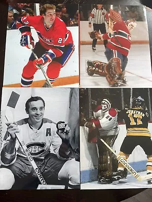 4 Vintage 8x10 1970s Era Montreal Canadiens Photos - Unsigned  • $4.37