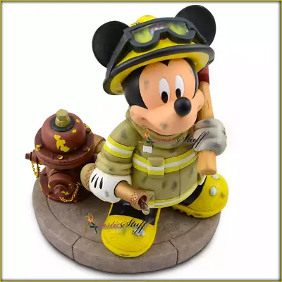 Disney Parks Fireman Mickey Mouse Figurine Created For Walt Disney World Resort • $114.99