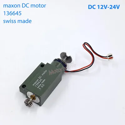 Swiss Maxon 136645 Micro 16mm Electric Coreless Motor Gear Dual Shaft DC 12V-24V • $6.95