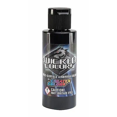  Createx Wicked Colors W002 Black 16oz. Water-based Universal Airbrush Paint  • $23