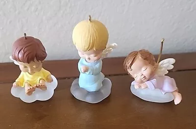 First Three In The Mary's Angels Hallmark Ornament Series 1991 Iris Buttercup • $20