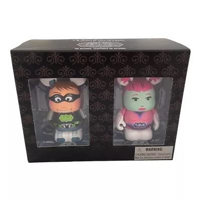 Disney 3  Vinylmation Urban 2012 SDCC Comic Con Boy & Girl SuperHero Set LE 2000 • $44.95