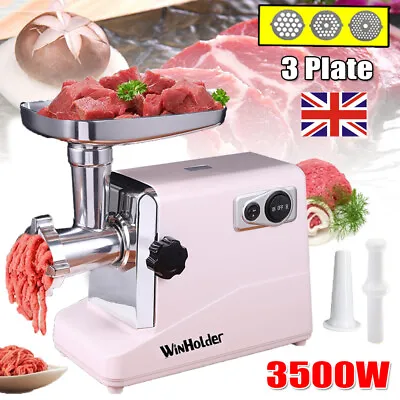 £52.97 • Buy 3500W Electric Meat Grinder Mincer Machine Food Mincing Sausage Maker Filler