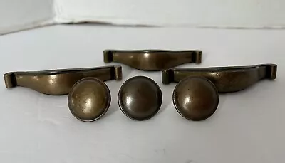 Antique Cabinet Handles Kitchen Cupboard Knobs Drawer Pulls Heavy Solid Metal {J • £9.52