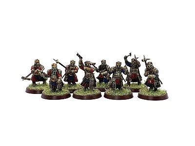 DWARF GRIM HAMMERS 8 Lord Of The Rings Warhammer 28mm Painted MESBG • £45