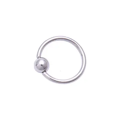 Ball Closure Ring Captive Bead Ring BCR Lip Nose Ear Septum Tragus Piercing Hoop • £1.79