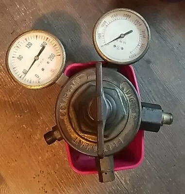 Victor VTS 400D Compressed Gas Regulator Steampunk • $45