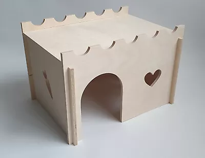 Rabbit Plywood Large Wooden House Pet Animal Guinea Pig Ferret Rat House Rodents • £18.99