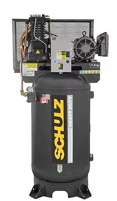 Schulz Air Compressor - 7.5hp  Single Phase- 80 Gallon Tank - 30cfm - 175 Psi  • $3272.53