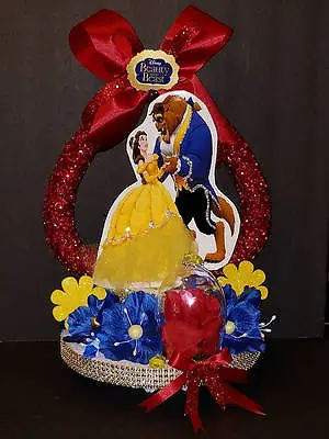 Lighted Beauty And The Beast 1pc 3D  Cake Topper Centerpiece Decoration 17  Tall • $49.99