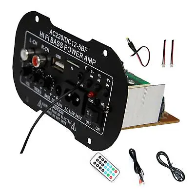 Hi-Fi Bass Power Subwoofer AMP Board Mini Power Amplifier Radio Audio TF USB • £12.95