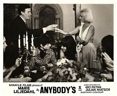 Anybody's Original Lobby Card Marie Liljedahl Gio Petre Ann And Eve • $24.99