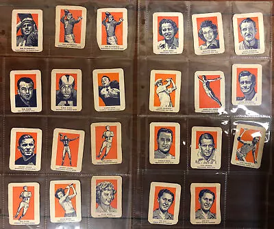 $15 • Buy 1952 Wheaties Cards Football B-ball Bowling Tennis Diving Golf Sold Individually