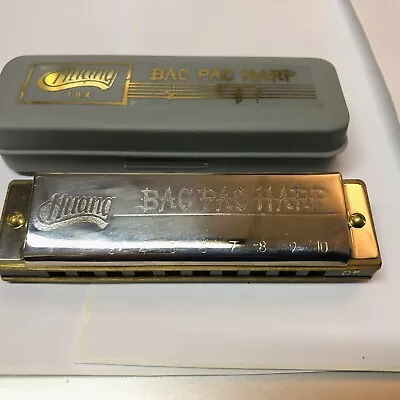 HARMONICA Huang BAC PAC HARP  KEY OF LOW F. F Tenor New NEVER USED W/case HOHNER • $16