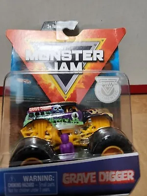 Spin Master 2019 1/64 Monster Jam Grave Digger World Finals W/poster Rare! • $32.99