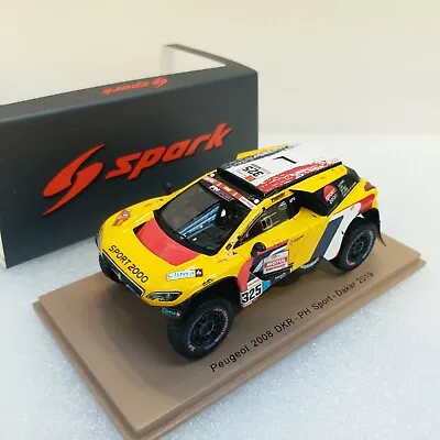 S5628 SPARK 1/43 Peugeot 2008 DKR #325 PH-Sport Dakar Rally 2019 • $45