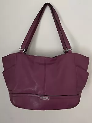 Coach Park Carrie Pink  Leather Tote Shoulder Bag F23284 • $39