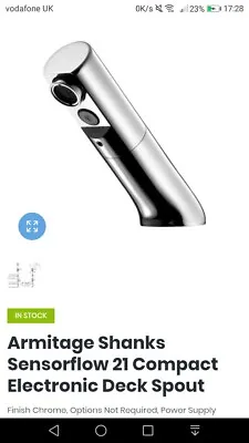 £150 • Buy Armitage Shanks Sensor Mixer Tap