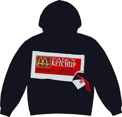 Cactus Jack By Travis Scott X McDonalds Collab - Ketchup Hoodie • $300