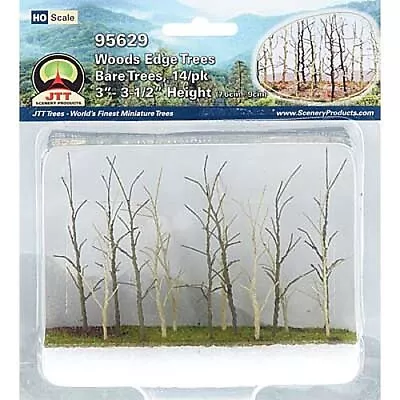 JTT Woods Edge Trees Bare 3-3.5'' (14) HO - Model Railroad Tree - #95629 • $7.83