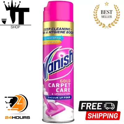 Best Vanish Carpet Cleaner + Upholstery Gold Power Foam Shampoo (600ml) • £7.60