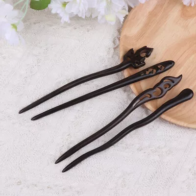  4 PCS Hair Stick Japanese Accessories Retro Sticks Miss Women's Hairpin Vintage • £13.49