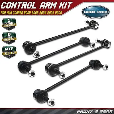 4x Front & Rear Stabilizer Bar End Link For Mini Cooper 2002 2003 2004 2005 2006 • $30.59