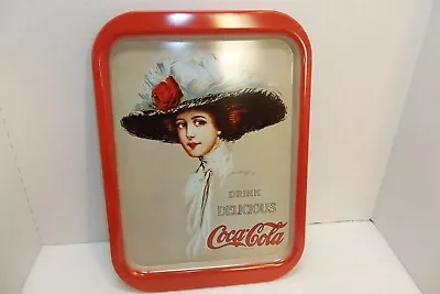 Vintage Coca Cola Serving Tray 1971 Reproduction Of Hamilton King Girl 15 X 11 • $17.99