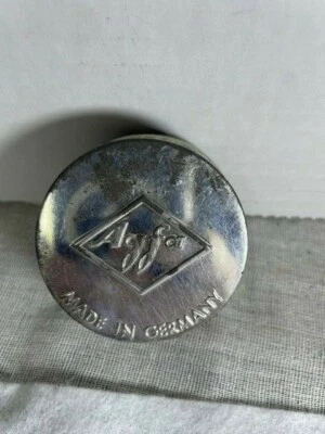 $7.95 • Buy AGFA Film Canister Vintage Metal Made In Germany FIilmakers Camera