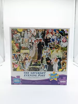 MEGA Puzzles The Saturday Evening Post 1000 Pieces 2013 Ages 12 + Sealed  • $18.88