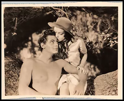 Maureen O'Sullivan + Johnny Weissmuller Tarzan The Ape Man 1932 ORIG Photo 716 • $149.99