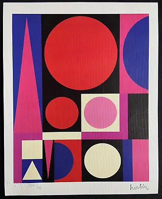 Auguste Herbin Lithography (Piet Mondrian Frank Stella Victor Vasarely) • $269.23