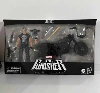 Marvel Legends Punisher With Motorcycle -Frank Castle Hasbro New • $99.99