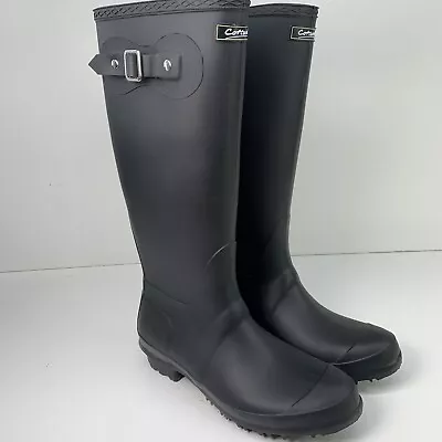 Cotswold Sandrigham Women’s Waterproof Wellington Boots Size UK 8 Black • £24.99