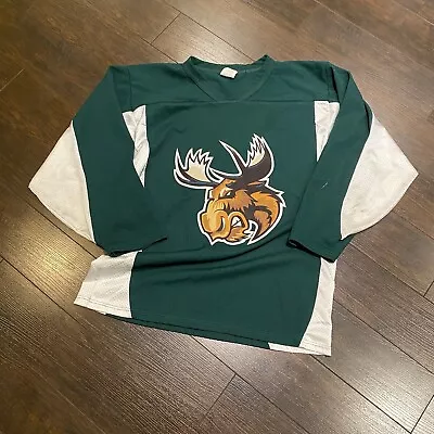 Vintage Manitoba Moose #3 Lee Sweatt Practice Jersey Mens Size S AHL Flaws Read • $71.13